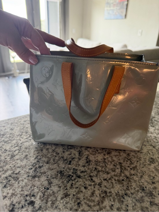 Handbags - Louie Vuitton purse light metallic blue color